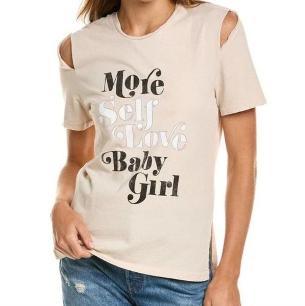 Recycled Karma $52 MORE SELF LOVE BABY GIRL Old Lace NWT Sz XS